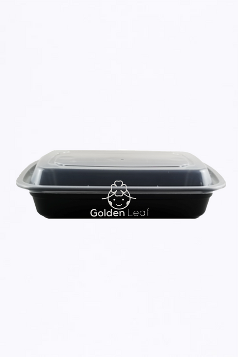 Plastic Container Rectangular 28oz - #TR-32B